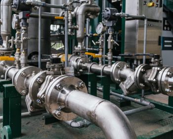 Closeup shot of a cylindrical grinder - industrial concept